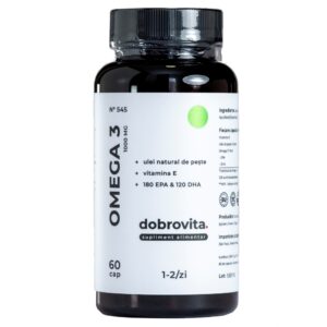 Omega 3 1000 mg de la Dobrovita 60 de capsule